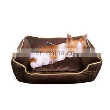 Wholesale Cotton Luxury Pet Bed For Dog With Paw Print Memory Foam Food Mat