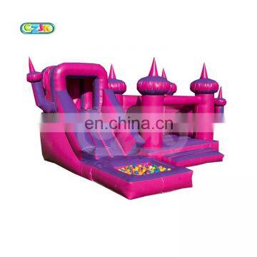 commercial grade whole sale inflatable princess pink jump jumping castle moonwalk