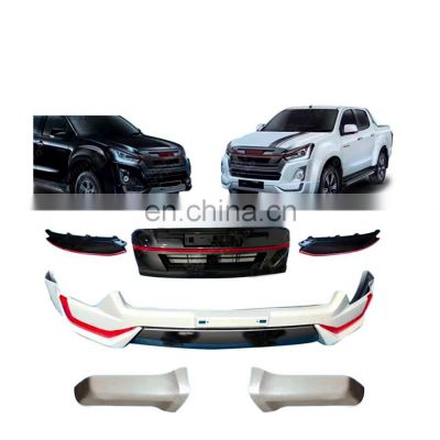 Dongsui Distributor Car Accessories Facelift Body Kits For Dmax 2016-2018 Front Bumper Grille