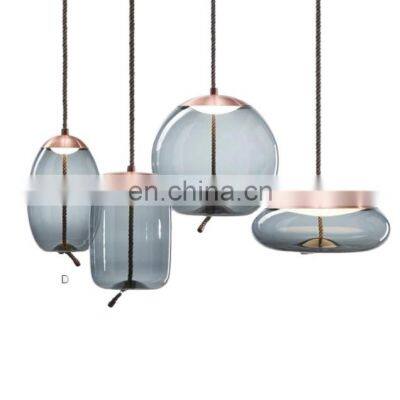 High Quality Modern Luxury Design Glass Lighting Fixture Chandelier Pendant Light