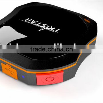SMS Google Map Tracking Waterproof GPS Tracker with Free Tracking APP for iPhone/Android Smartphone