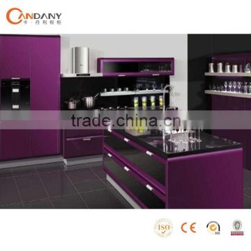 Foshan factory direct partical board kitchen cabinet, modern furniture