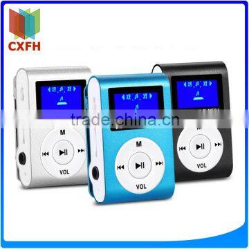 The less Cost mini sport MP3 player with 16G music free download