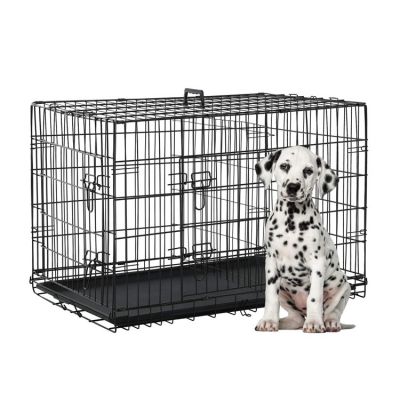 Factory Wholesale Matel Pet Cage Multisize Black Pet Cage Outdoor Dog Kennel House From China Factory