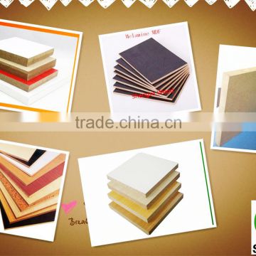 China E1 raw mdf board/melamine mdf with good prices