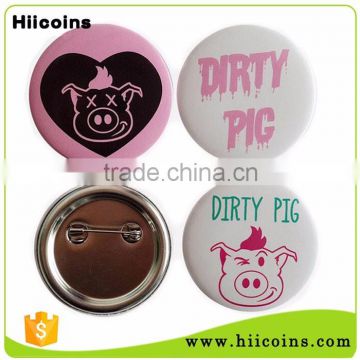Wholesale Cheap Custom Tin Metal Button Badge