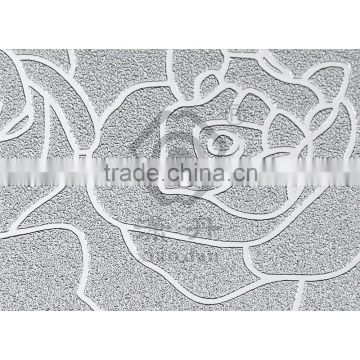 A074-01 metal sheet lamination on PVC foam board decoration
