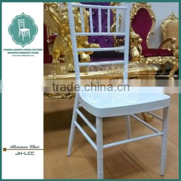 Stackable Silver Aluminium Wedding Chiavari Chairs