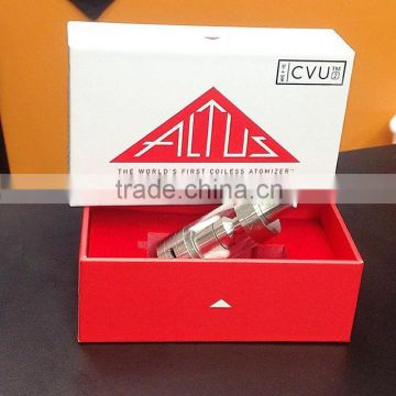 Stock offer the 100% Genuine Altus tank. First coiless Atomizer in the world. No need spend money to buy replacement coil.