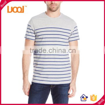 China wholesale striped men's t shirt high quality man short sleeve shirts