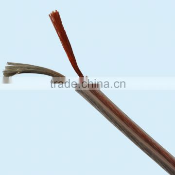 Gold and Sliver flat ribbon speaker cable wire