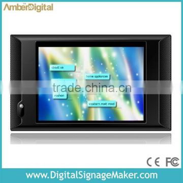 10 inch touch screen digital signage display