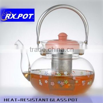 Popular Heat Resistant Glass Kettles for Tea and coffee