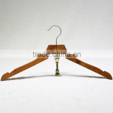 Good selling non- slip slender wooden cloth hanger FACTORY