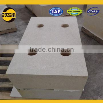 bottom clay block perforated fire brick by furmace bottom fire brick