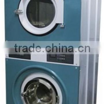 2015 new Commercial double stack washer and dryer for laundry shop