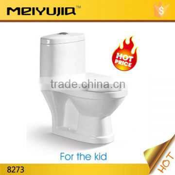 Chaozhou ceramic kid toilet with colored for school children using