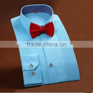 New style pant shirt polyester spandex formal slim fit long sleeve new pattern shirts
