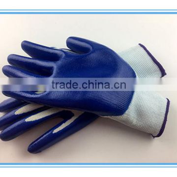 cheap safety nitrile coated gloves with smooth finish