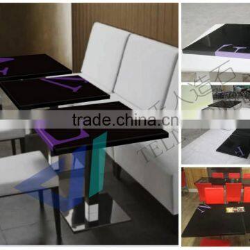 shenzhen solid surface modern italian dining table