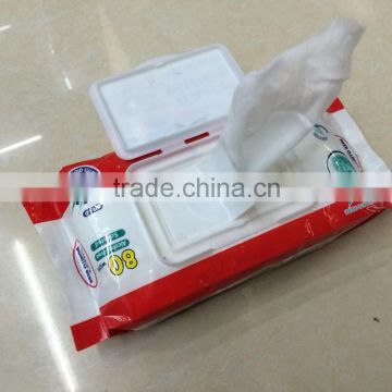 container wet wipes with sticker, cleaning wet wipes in container