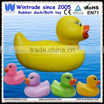 Big rubber duck race duck/weighted big float race duck