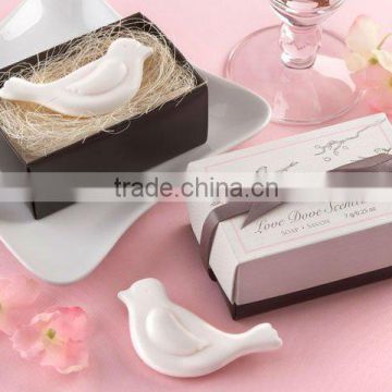 new arrival coupled bird soap for wedding favor