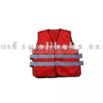 reflective red safty work vest