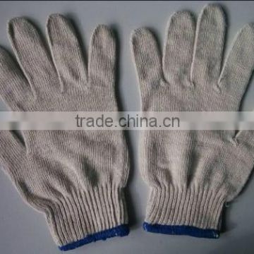 7G String Knit Natural White Cotton Work Glove-2432