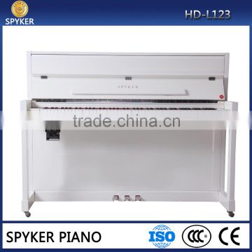 High Quality Huangma Acoustic New Style White Baby Upright Piano HD-L123