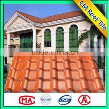 Sound & Heat Insulation Pmma/Asa Synthetic Resin Roof Tiles