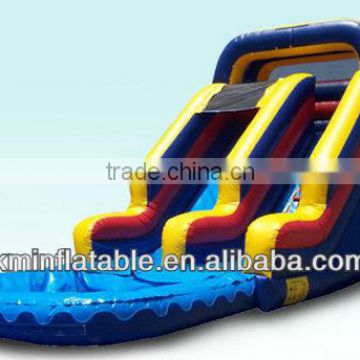primary inflatable water slide with pool