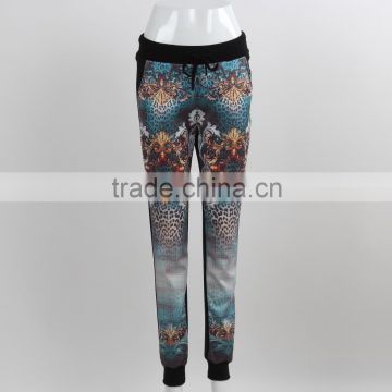 F5W30047 Floral Knit Pants For Women