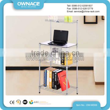 Chrome Wire Dislay Shelf for Easy Home Organization