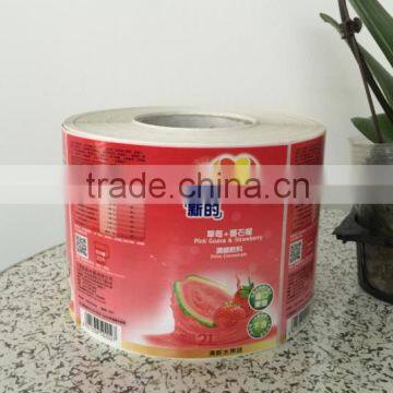 Accept custom order cheap price rolling printing labels paper material adhesive stickers