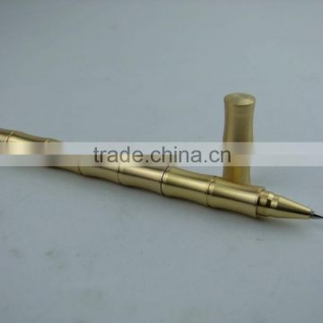 Bamboo shape pen,metal bamboo pen,golden bamboo pen