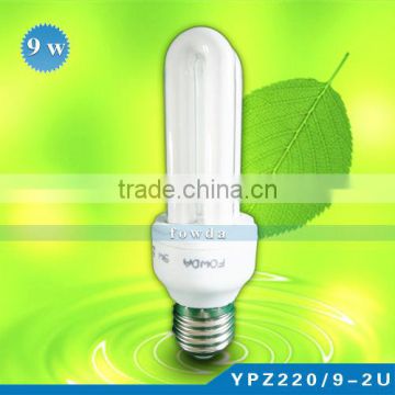 China cheap 9w 2u energy saving bulb