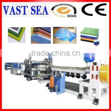 plastic corrugated board making machine manufacturer