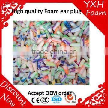 Factory direct sale Spark pu bullet shape ear plugs with very high quality