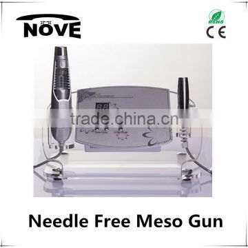 2016 facial massager electronic needle free mesotherapy face machine portable