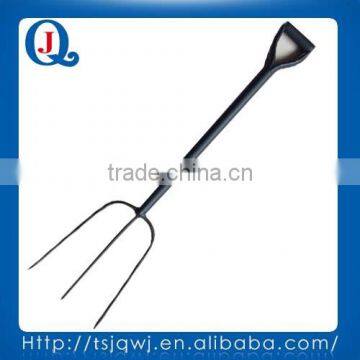 Good quality all steel forged grassfork with 3 teeth JQ-F-003MY