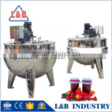 Heating jacket kettle with agitator for food(Wenzhou factory price)