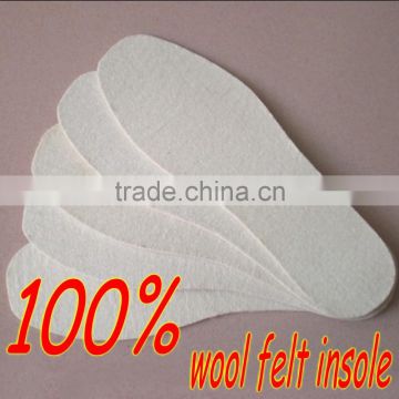 high density fine wool non woven shoe-pad