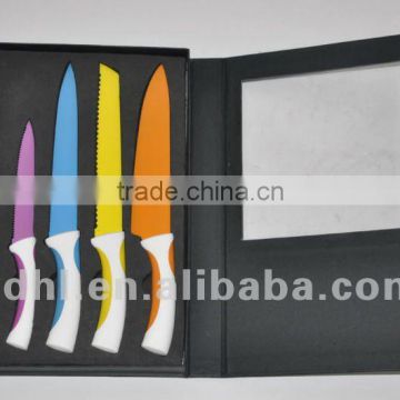 Patent-style color knives with EVA gift box