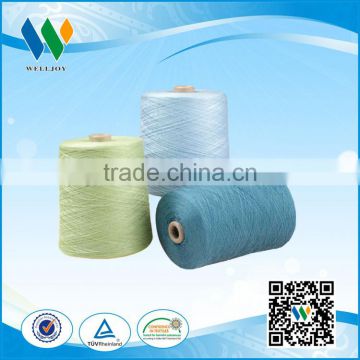 different yarn counts 20/2 20/3 40/2 50/2 60/2 60/3 100 polyester spun yarn dyed