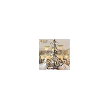 Large Funky Modern Chandelier Lighting for Kitchen / Foyer , 900W Vintage Chandeliers