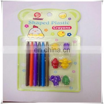 shapes plastic crayons with toys