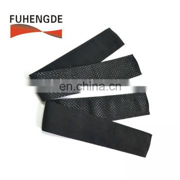 Black custom hot cutting anti slip webbing strap for sale