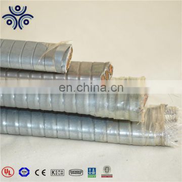 ESP EPR Insulated and Lead Sheathed,Galvanized Steel Tape Interlocked Armoring Cable for Submersible Oil Pump 4KV