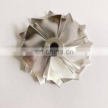 TD04 13G 39.99/51.00mm 6+6 blades high performance Turbo milling/aluminum 2618/billet compressor wheel FOR 3000GT VR-4